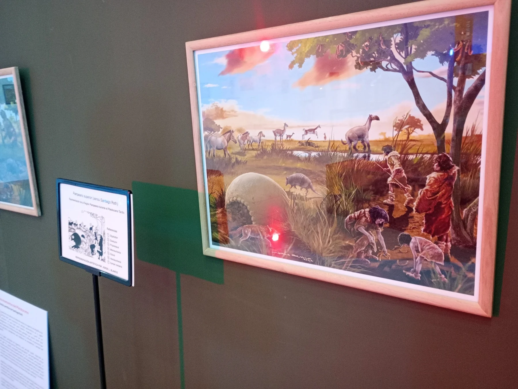 Obra de Jorge Blanco expuesta en el Museo Scasso